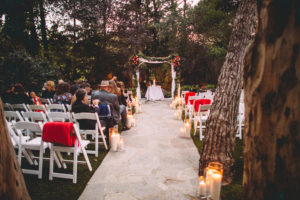 Fall Wedding at Calamigos Ranch, ceremony