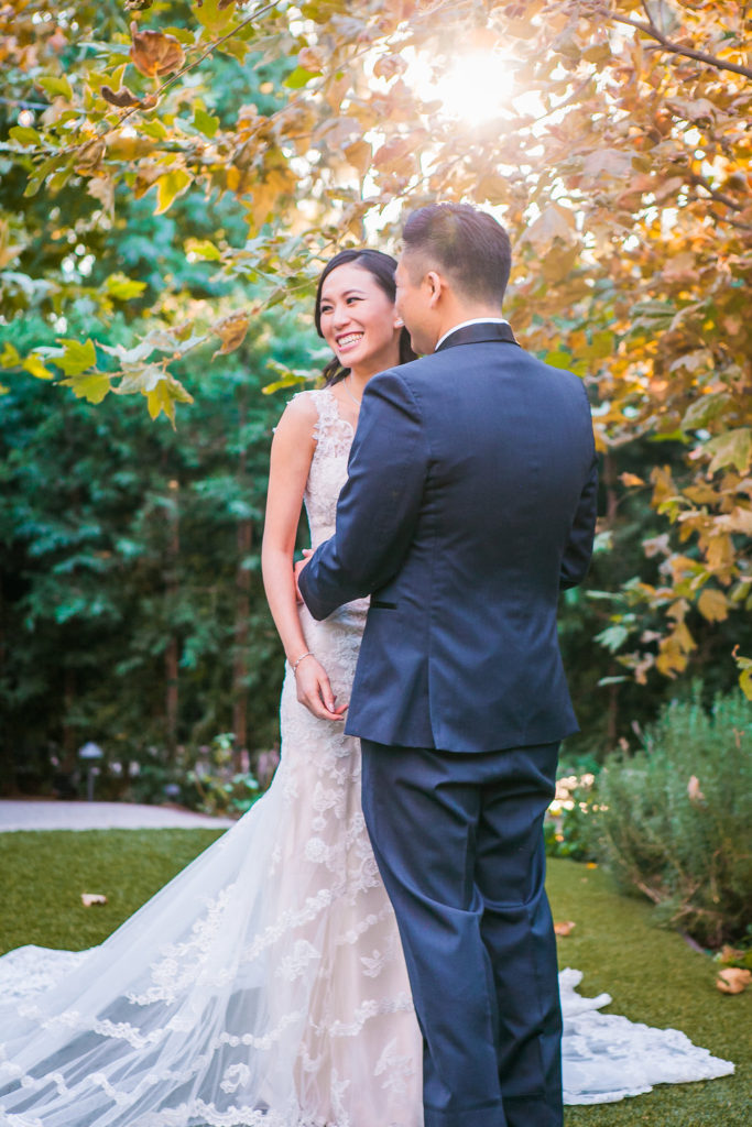 Modern and Chic wedding at Garland Hotel, bride and groom portraits
