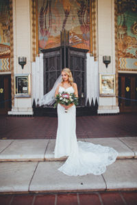 bridal portrait shot