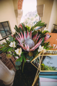 king protea floral arrangement