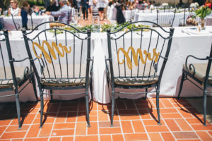 mr and mrs chair signs