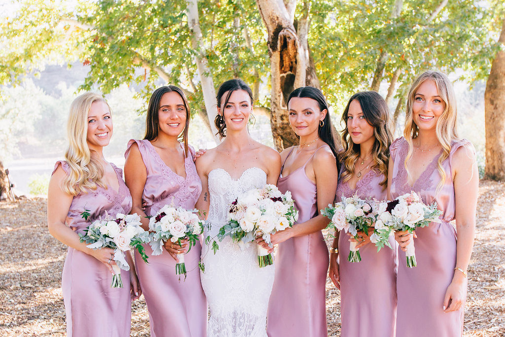 Bride and Bridesmaids Lily Ashwell Dresses