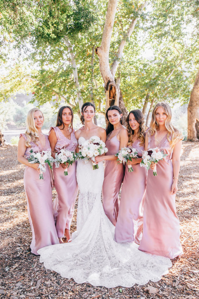 Bride and Bridesmaids Lily Ashwell Dresses
