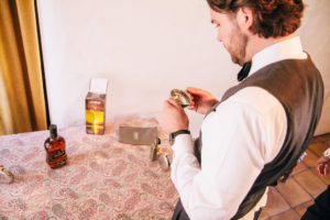 scotch and quaich, celtic wedding tradition, groom getting ready for wedding, scotch quaich drinking tradition