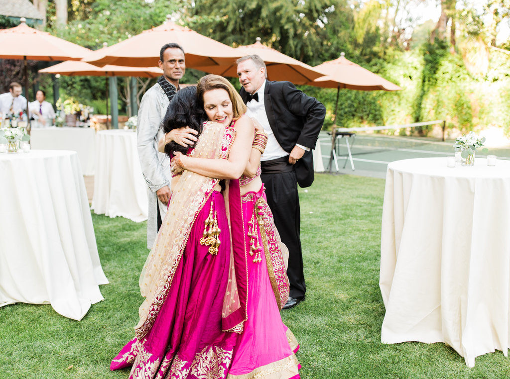 Butterfly Lane Estate wedding, private estate wedding in Montecito, Indian and Christian wedding ceremony, ways to include your mom in your wedding day