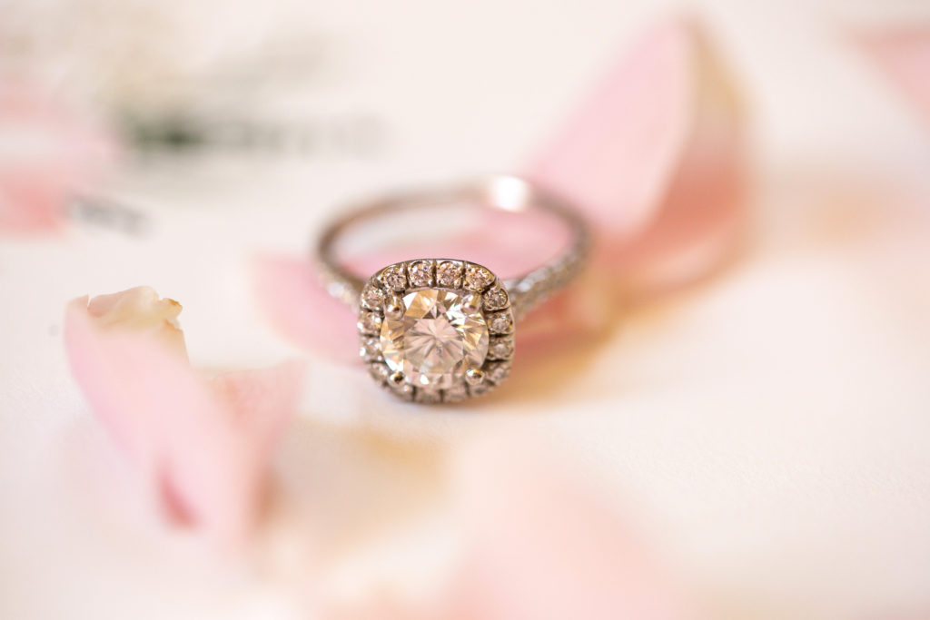 halo wedding ring