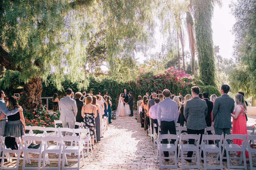 Rancho Buena Vista Adobe wedding ceremony