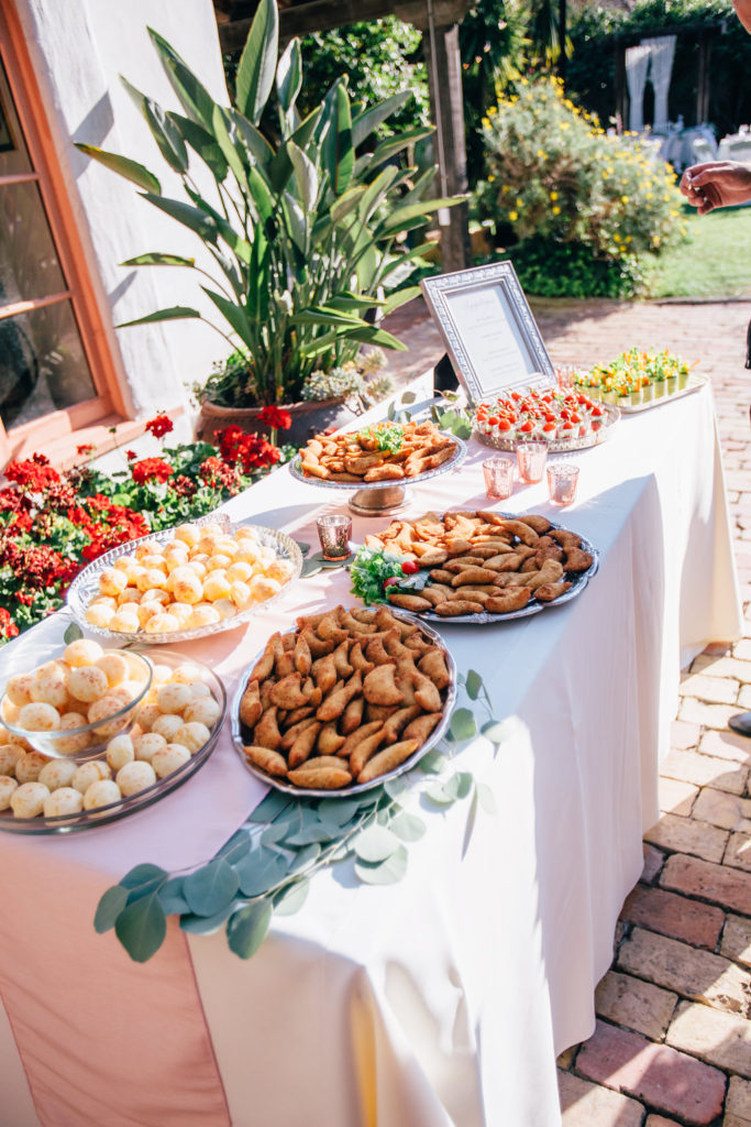 Wedding reception appetizers
