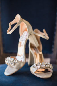 gold bagdley mishka wedding shoes