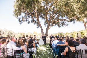Sogno del fiore wedding ceremony in Santa Ynez winery