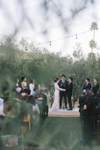Ace Hotel wedding in Palm Springs wedding ceremony