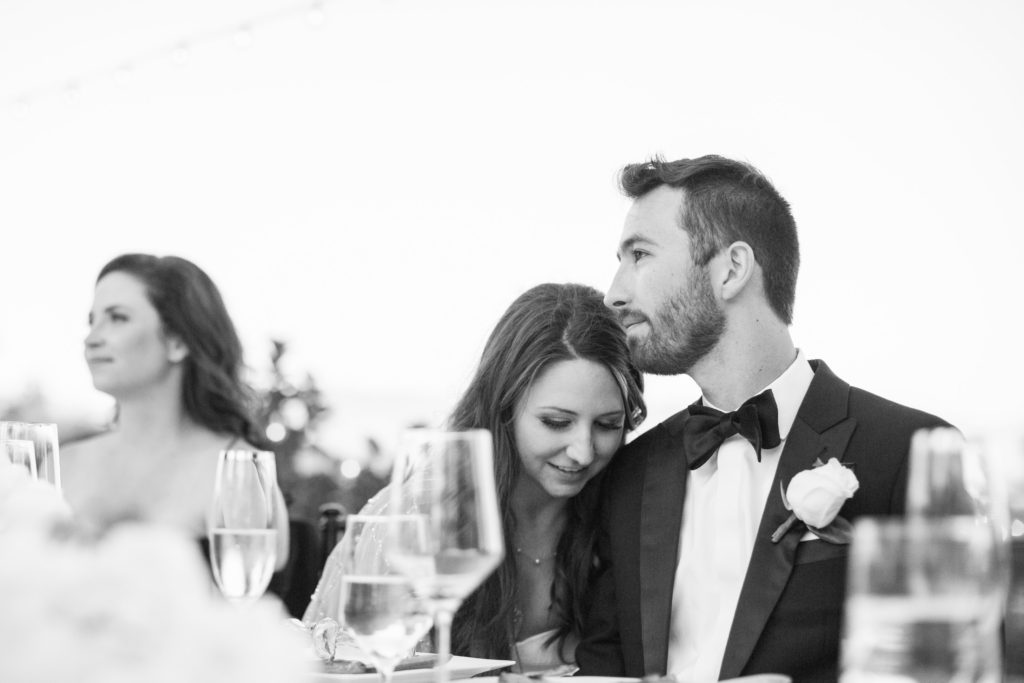 Sogno del fiore wedding reception in Santa Ynez winery, bride and groom toasts