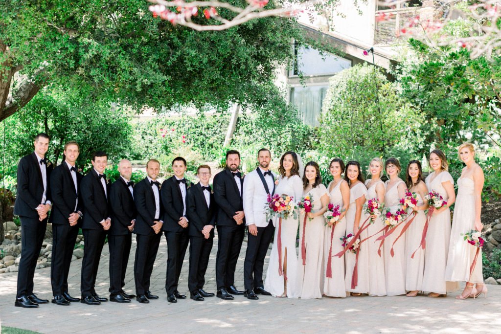 Maravilla Gardens Wedding, wedding party portraits