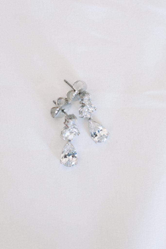 Maravilla Gardens Wedding, crystal earrings, bridal jewelry
