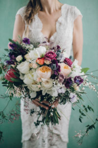 A desert wedding in Ojai at Red Tail Ranch, bridal bouquet