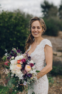 A desert wedding in Ojai at Red Tail Ranch, bridal portrait