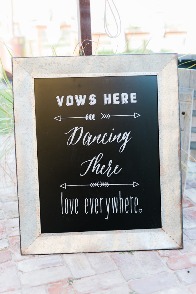 Elegant fall wedding ceremony signs at Triunfo Creek Vineyards, Wedding etiquette questions answered
