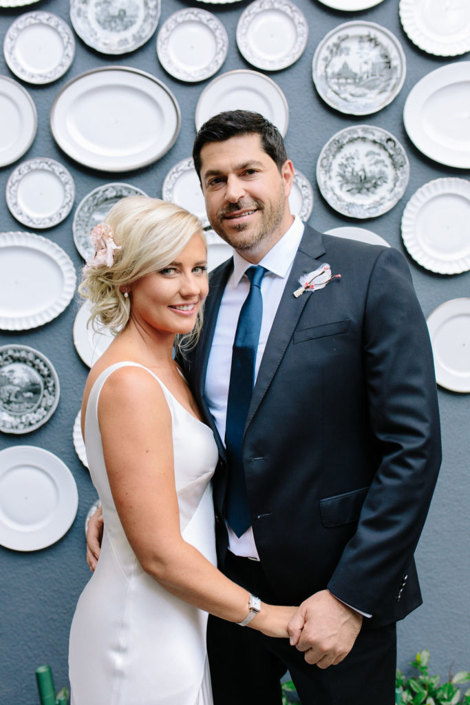 A glam and California infused wedding at Viceroy Santa Monica, bride and groom portrait shot