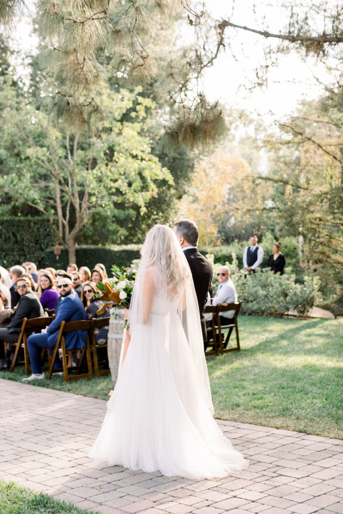 A Romantic Fall Wedding ceremony at Maravilla Gardens
