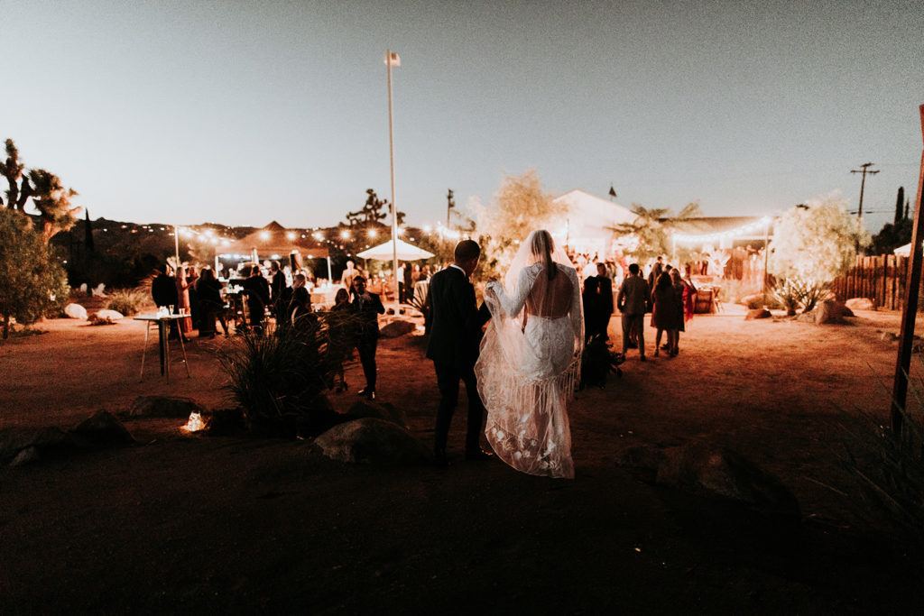 A Joshua Tree wedding at Tumbleweed Sanctuary, bride and groom portrait shots