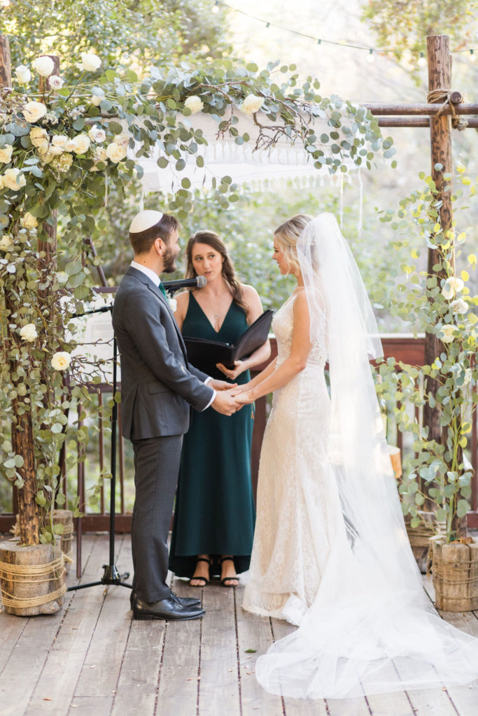 A Romantic Forest Inspired Wedding outdoor ceremony at the 1909