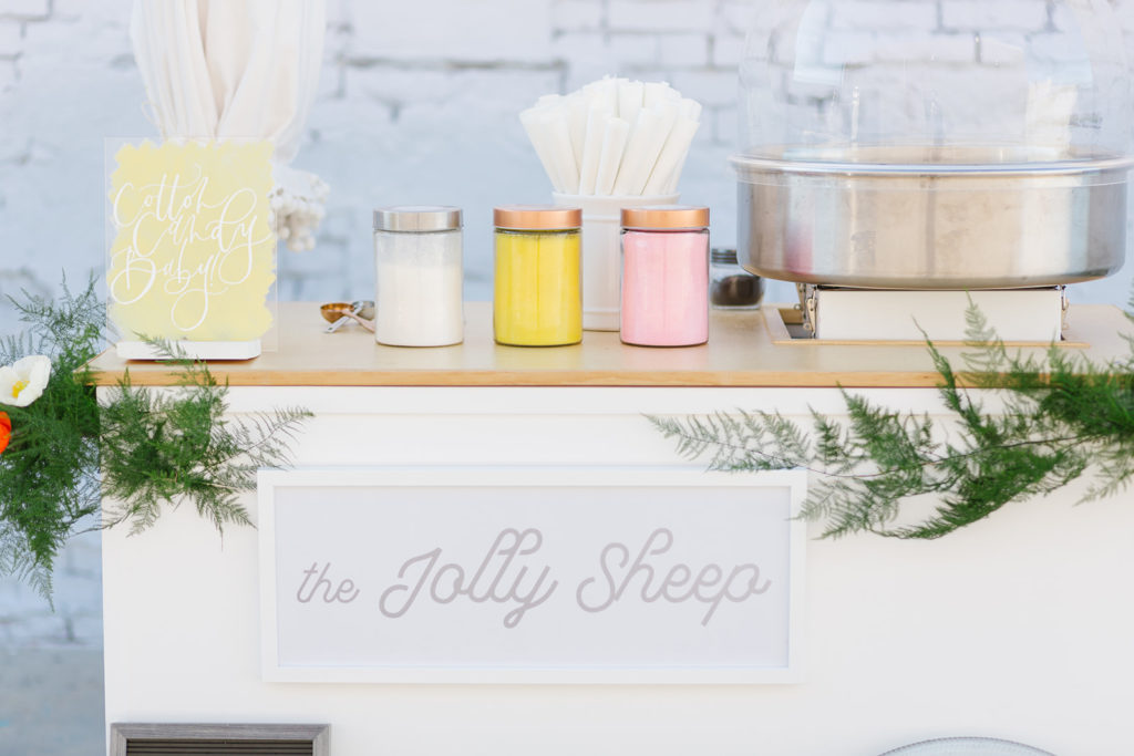 The Jolly Sheep Cotton Candy cart