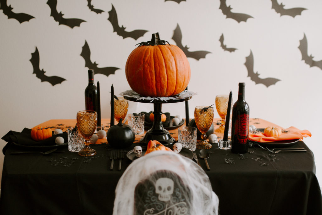 A Spooktacular styled tablescape for Halloween