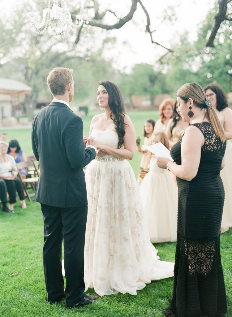 A sweet, small wedding ceremony at Triunfo Creek Vineyards