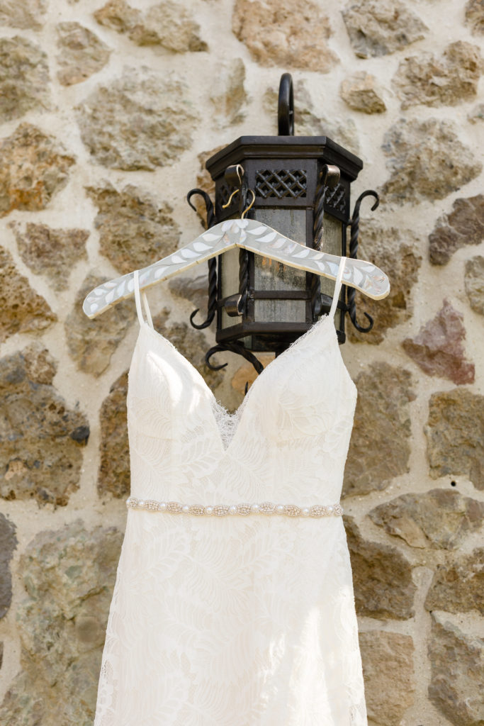 crystal belt wedding dress