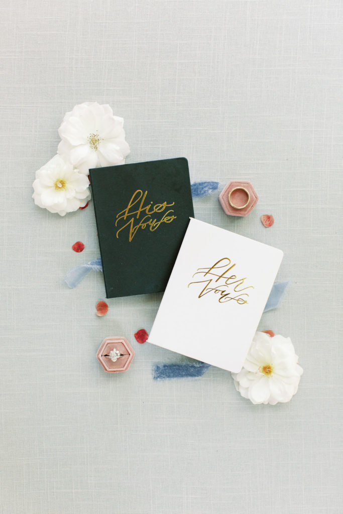 his and her wedding vow books