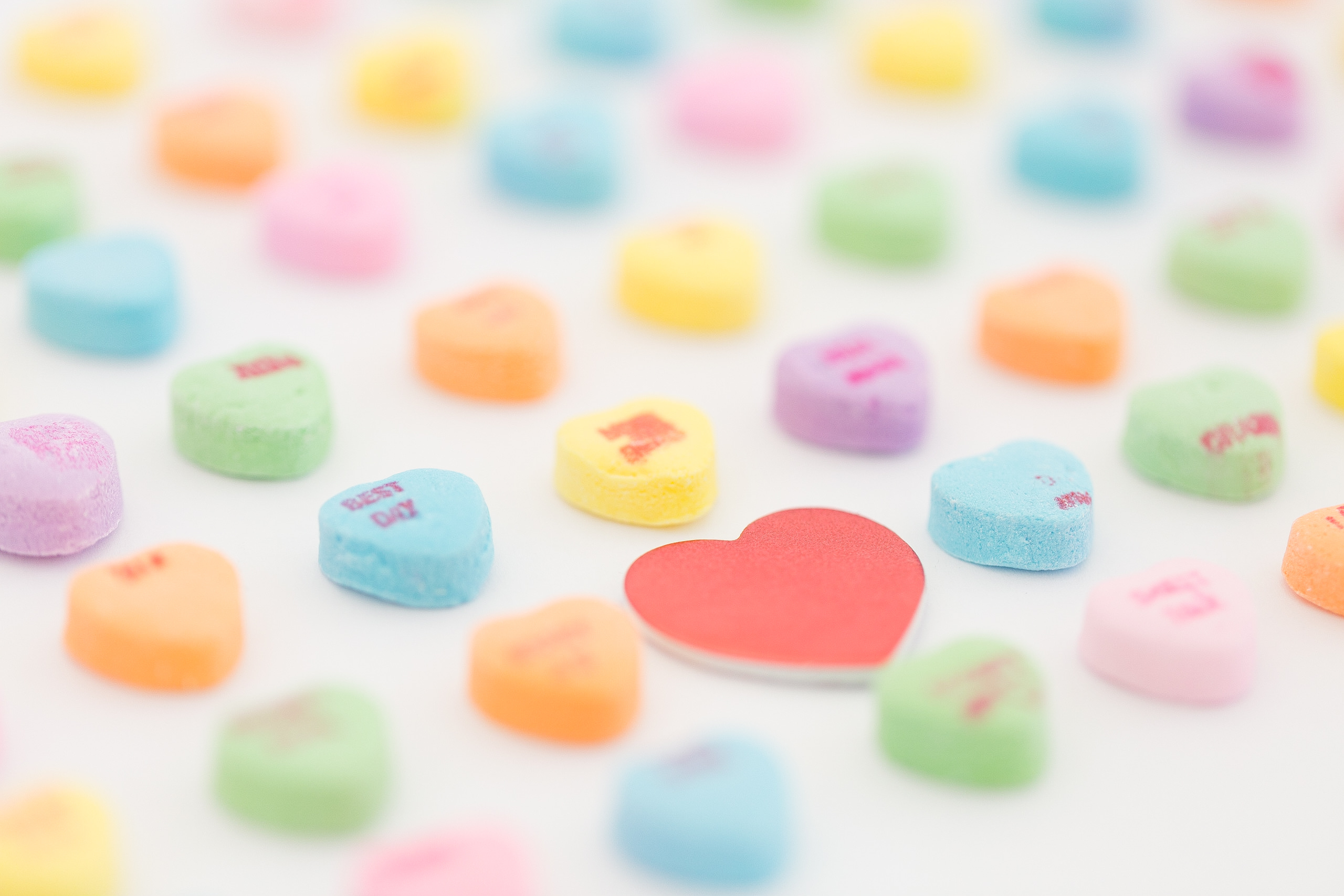 quarantine Valentine's Day, candy conversation hearts