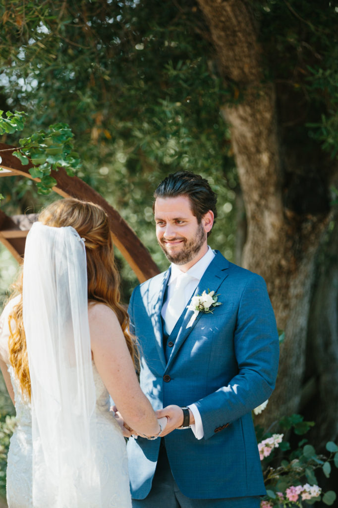 wedding ceremony in the Santa Monica Mountains