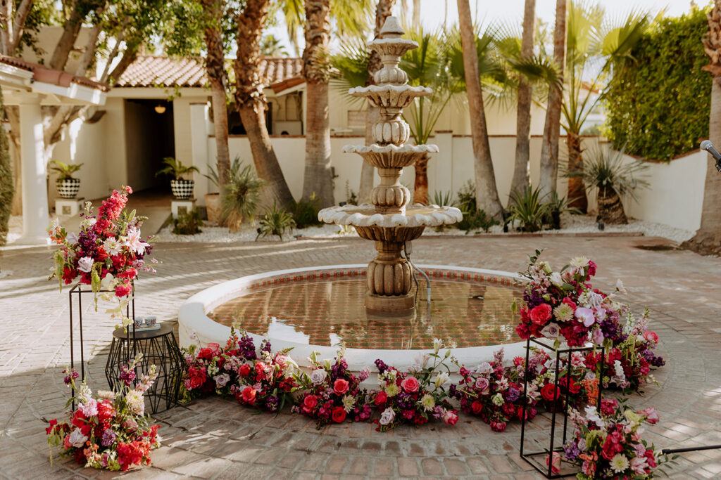 Wedding venue at Villa Royale Palm Springs